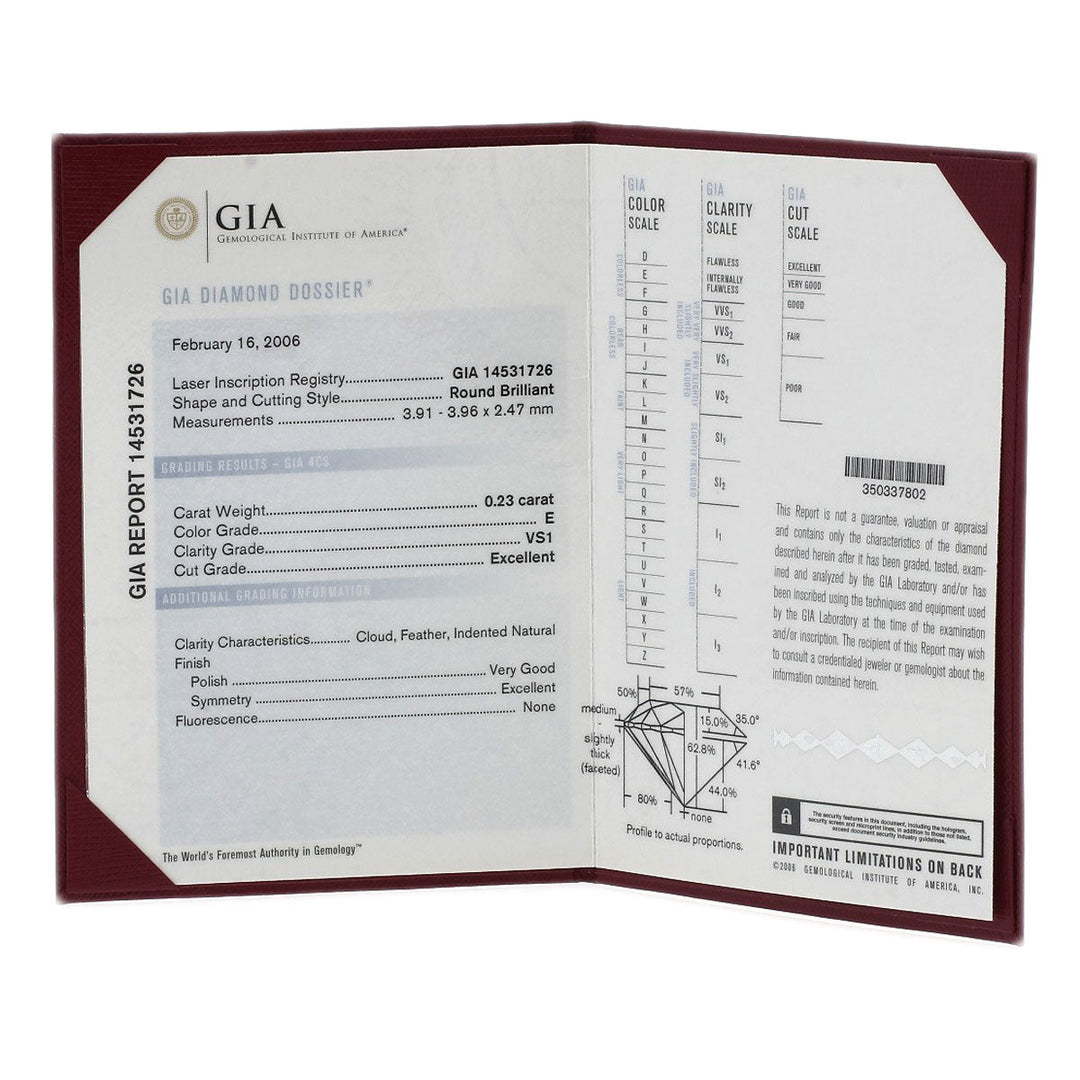 CARTIER Ring K18WG Silver Mini love ring Diamond #47 E-VS1-EX Women Used Authentic