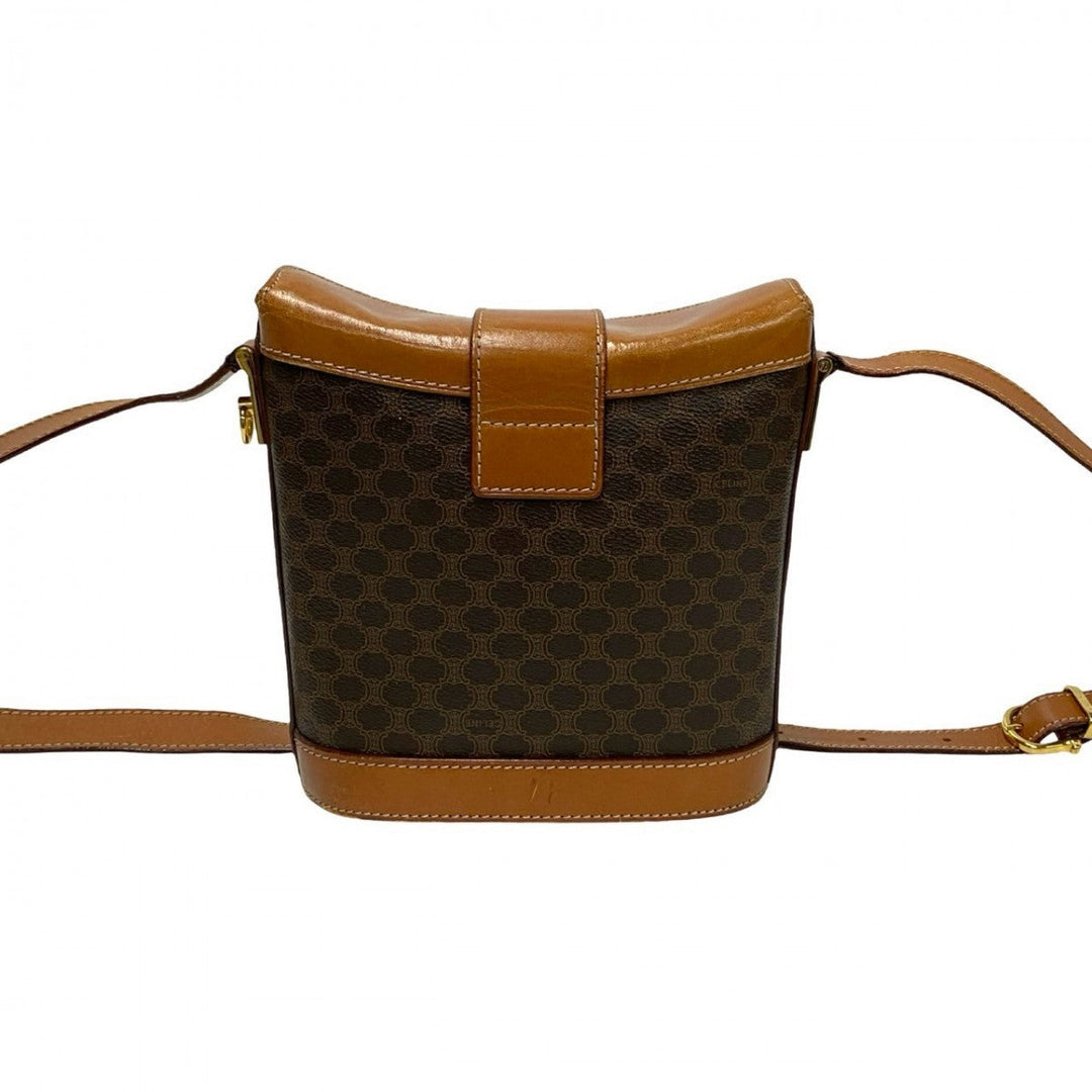CELINE Shoulder Bag leather Brown