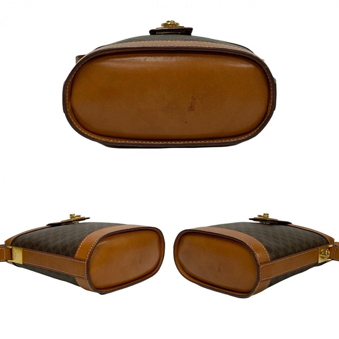 CELINE Shoulder Bag leather Brown
