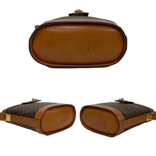 CELINE Shoulder Bag leather Brown