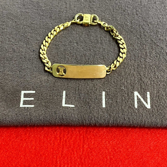 CELINE bracelet Gold Plated gold
