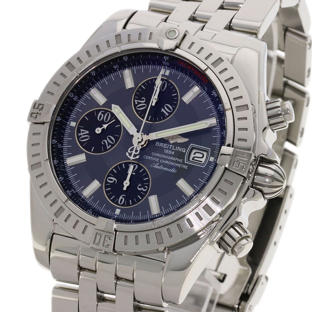 BREITLING Watches A13356 Stainless Steel Silver Chronomat Evolution mens Used Authentic