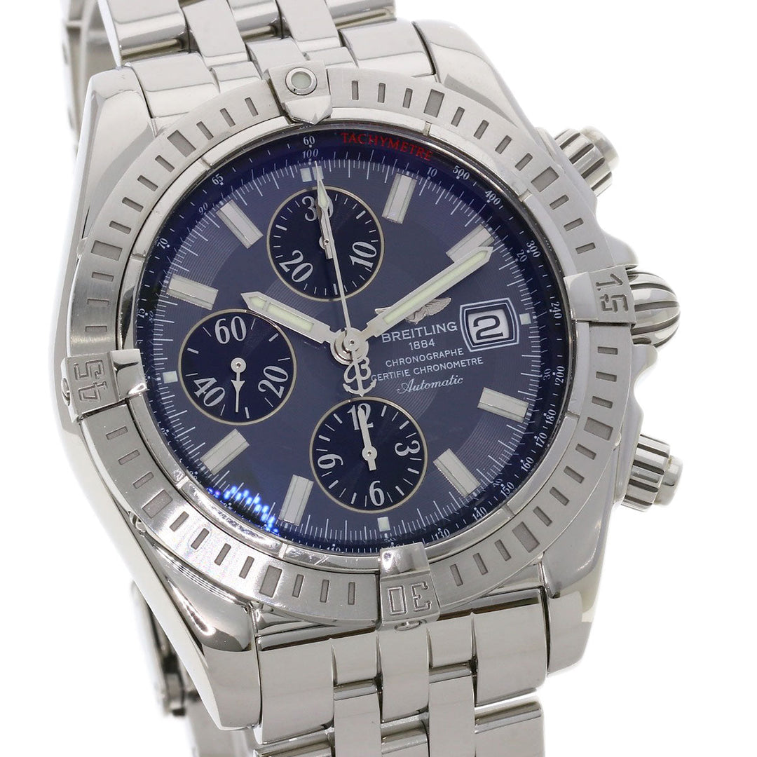 BREITLING Watches A13356 Stainless Steel Silver Chronomat Evolution mens Used Authentic