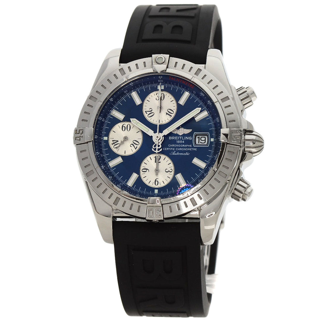 BREITLING Watches A13356 Stainless Steel, Rubber Silver Chronomat Evolution mens Used Authentic