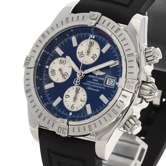 BREITLING Watches A13356 Stainless Steel, Rubber Silver Chronomat Evolution mens Used Authentic