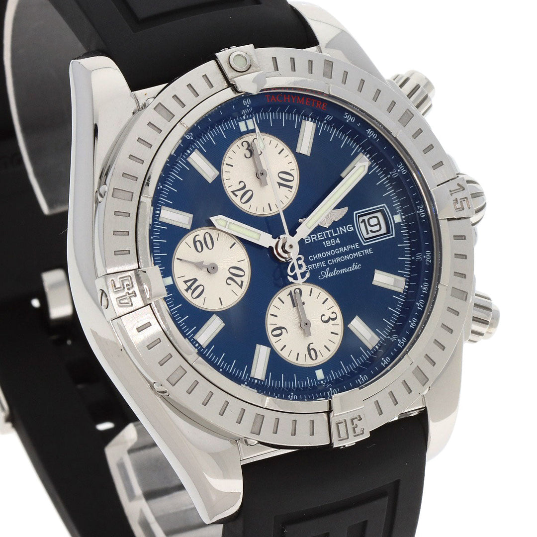 BREITLING Watches A13356 Stainless Steel, Rubber Silver Chronomat Evolution mens Used Authentic