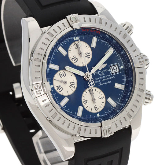BREITLING Watches A13356 Stainless Steel, Rubber Silver Chronomat Evolution mens Used Authentic