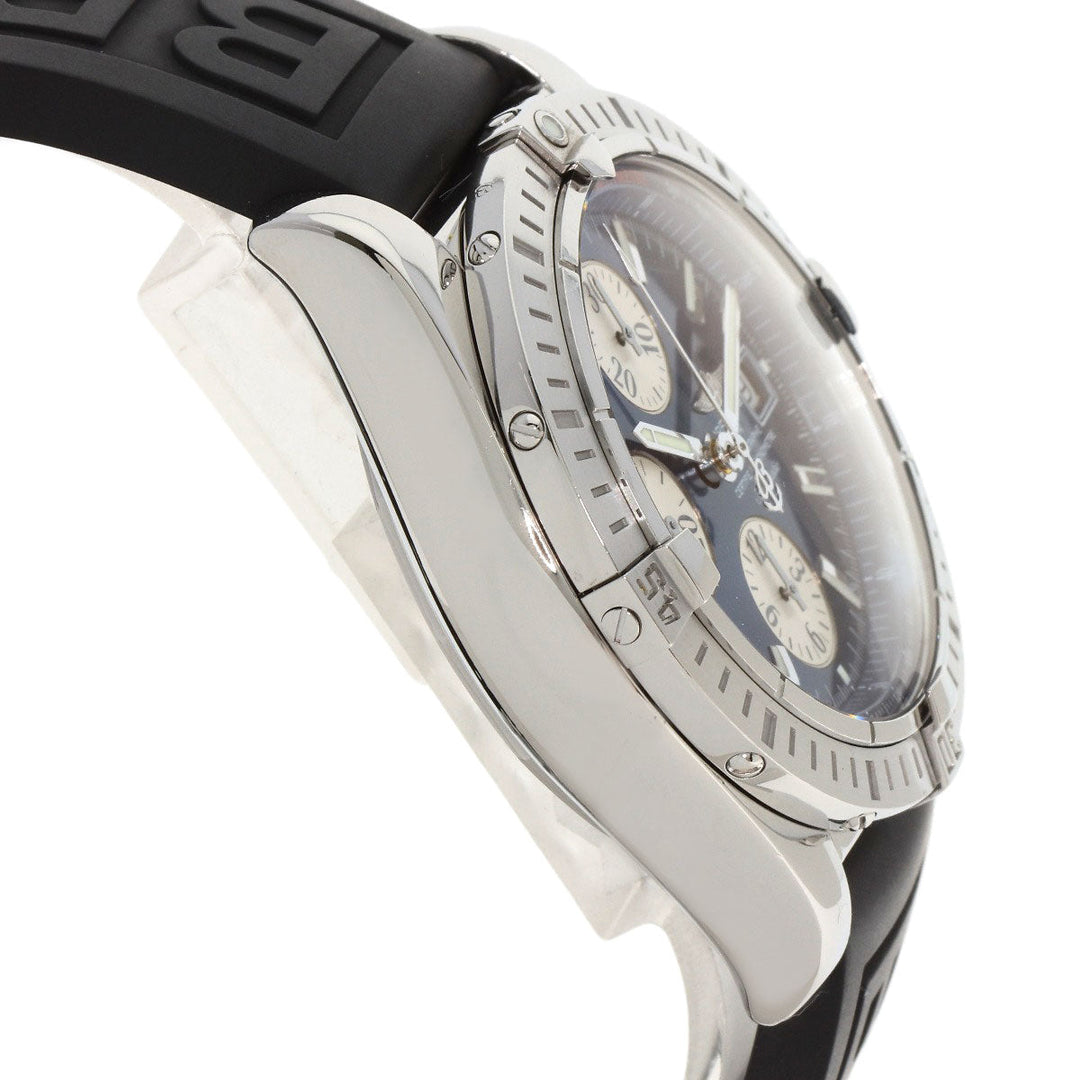 BREITLING Watches A13356 Stainless Steel, Rubber Silver Chronomat Evolution mens Used Authentic