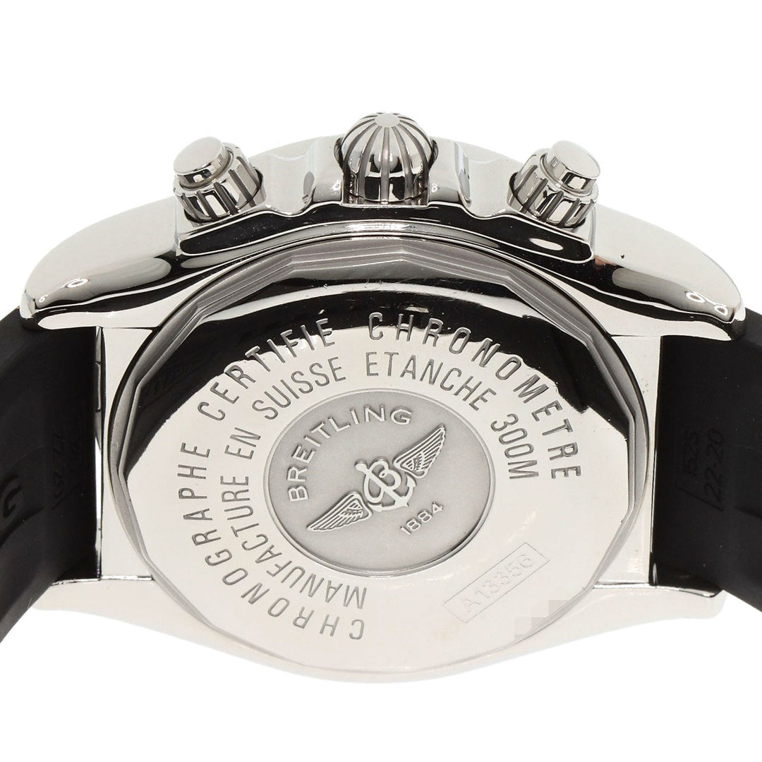 BREITLING Watches A13356 Stainless Steel, Rubber Silver Chronomat Evolution mens Used Authentic