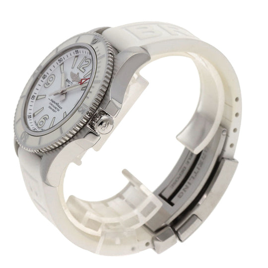 BREITLING Watches A17366 Stainless Steel, Rubber Silver Superocean 42 Date mens Used Authentic