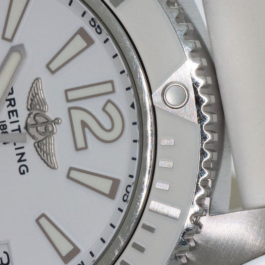 BREITLING Watches A17366 Stainless Steel, Rubber Silver Superocean 42 Date mens Used Authentic