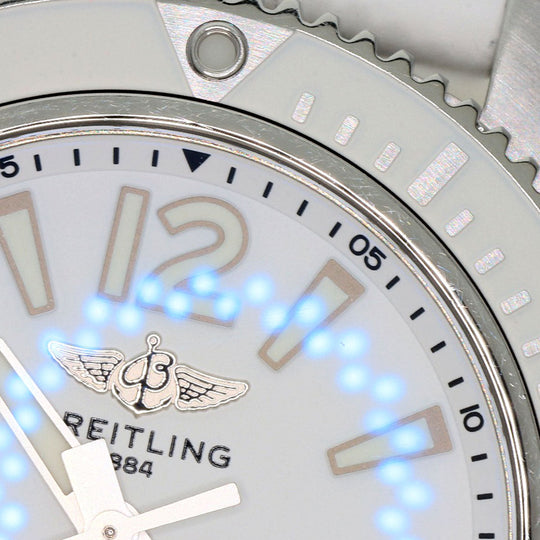 BREITLING Watches A17366 Stainless Steel, Rubber Silver Superocean 42 Date mens Used Authentic