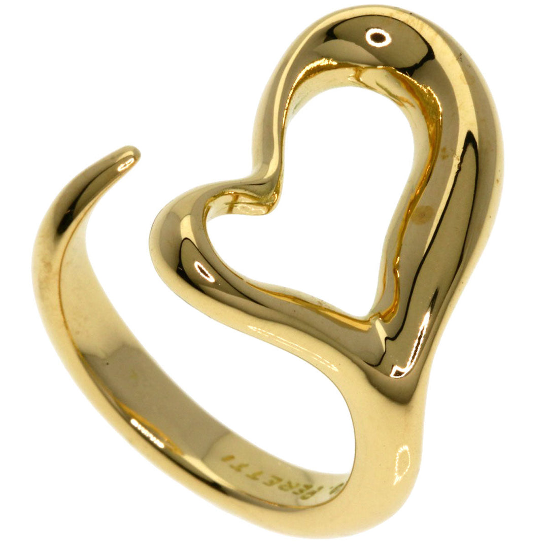 TIFFANY&Co. Ring 18K Yellow Gold gold Open heart Women Used Authentic