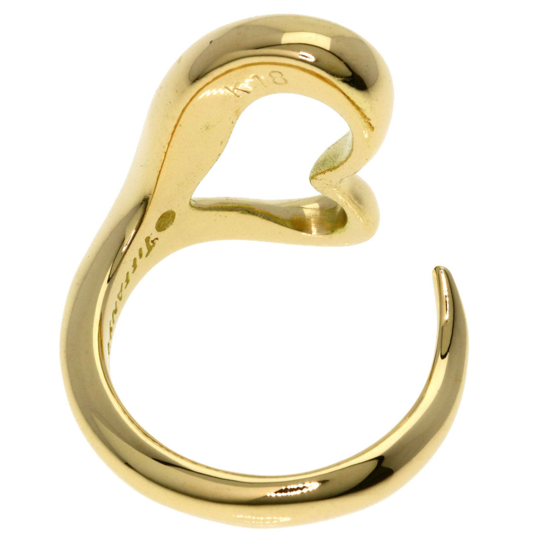 TIFFANY&Co. Ring 18K Yellow Gold gold Open heart Women Used Authentic