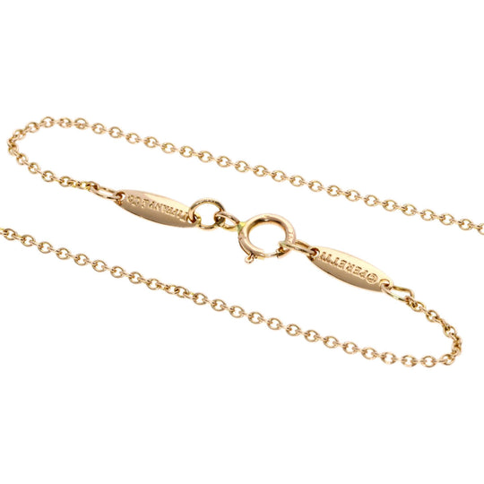 TIFFANY&Co. Necklace 18K Pink Gold gold By the yard diamond