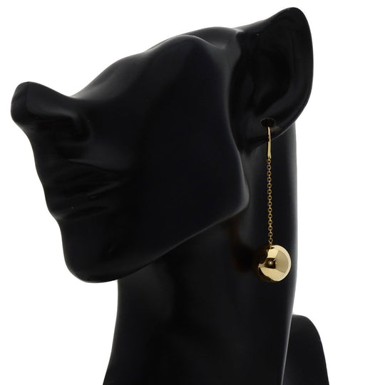 TIFFANY&Co. Pierce 18K Yellow Gold gold Hardware ball hook
