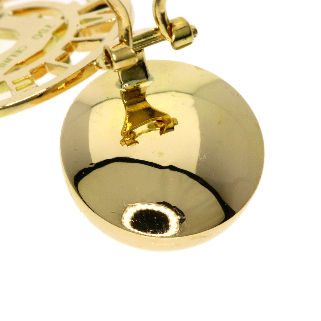 CELINE Earring 18K Yellow Gold gold triumphal arch motif Women Used Authentic