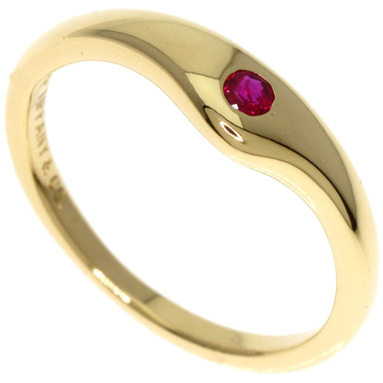 TIFFANY&Co. Ring 18K Yellow Gold gold Ruby Wave Ring