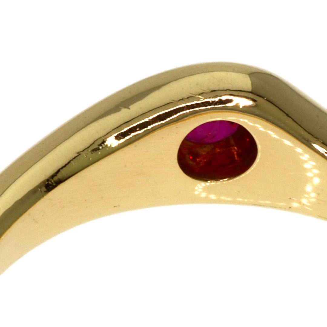TIFFANY&Co. Ring 18K Yellow Gold gold Ruby Wave Ring