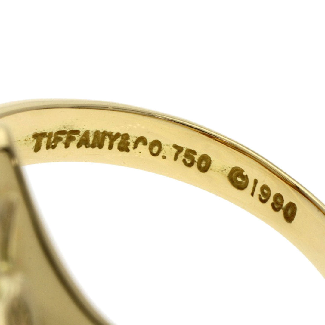 TIFFANY&Co. Ring 18K Yellow Gold gold Ribbon heart