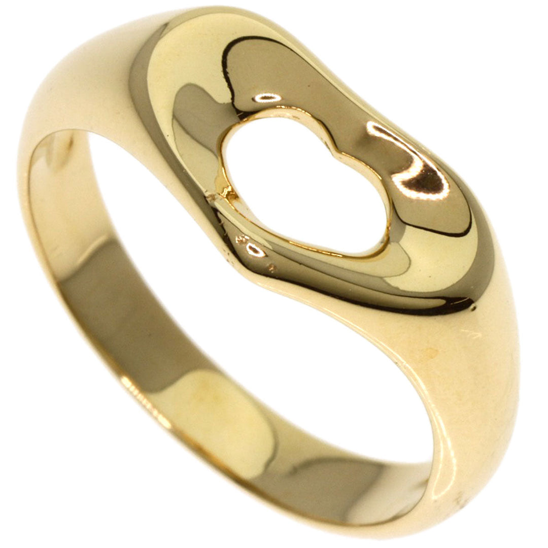 TIFFANY&Co. Ring 18K Yellow Gold gold Open heart Women Used Authentic