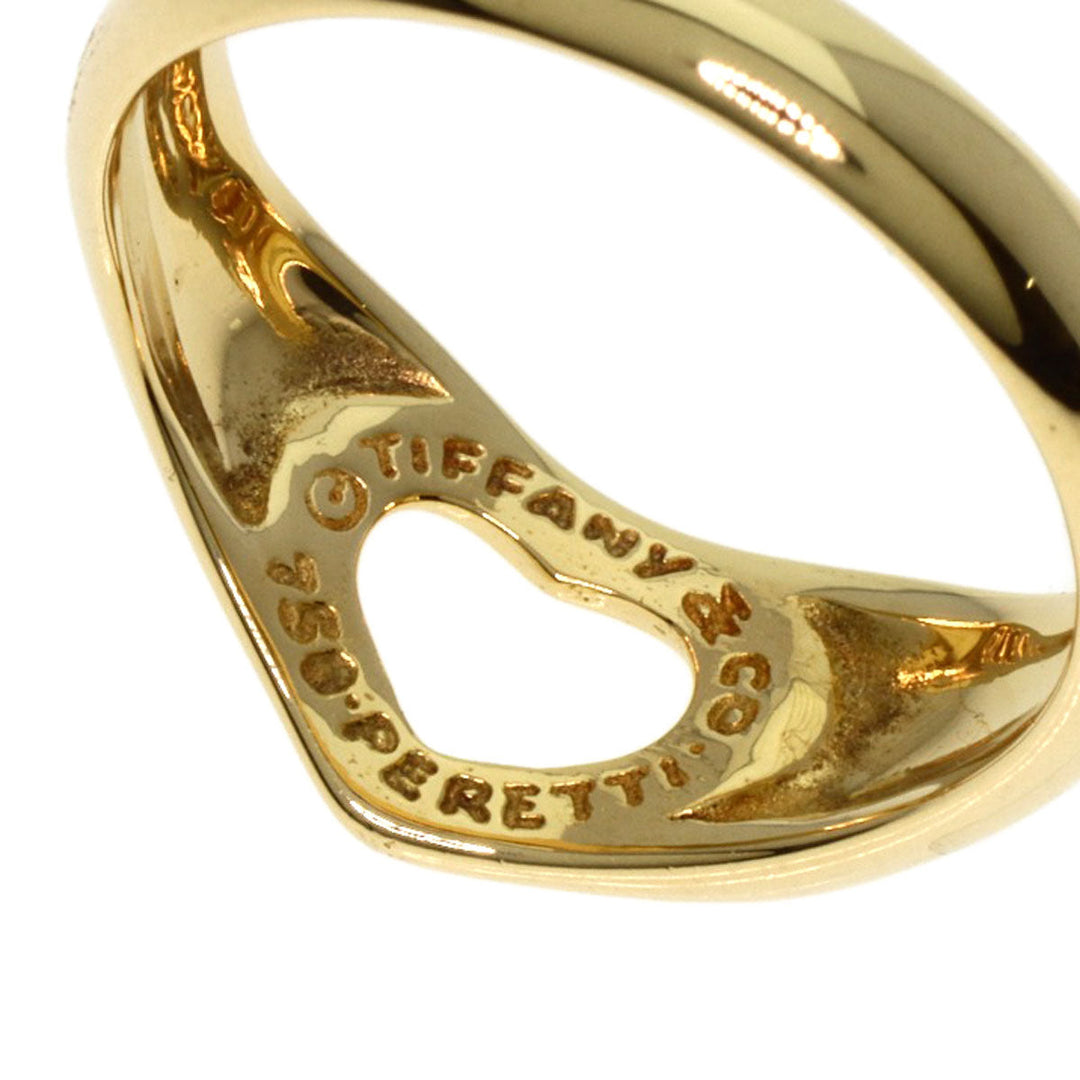 TIFFANY&Co. Ring 18K Yellow Gold gold Open heart Women Used Authentic