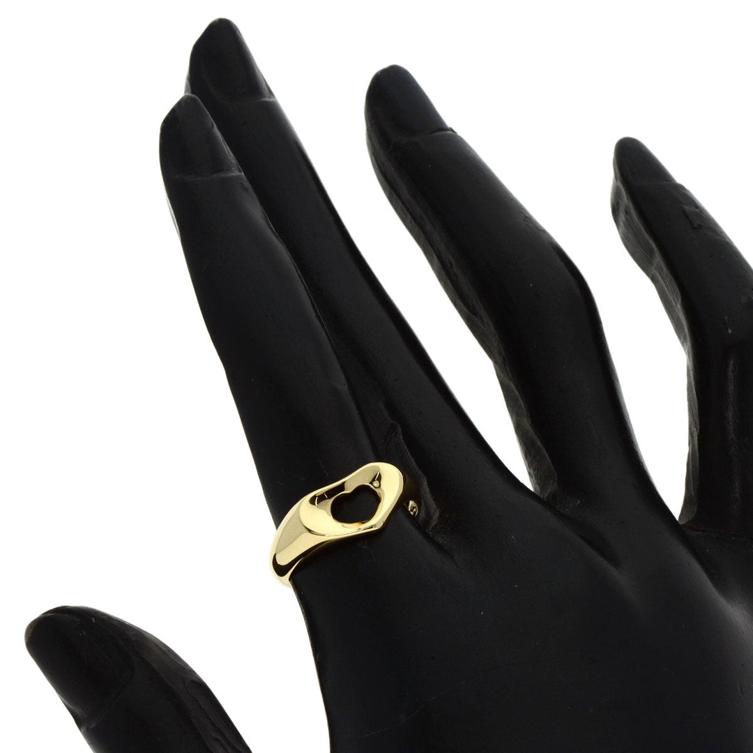 TIFFANY&Co. Ring 18K Yellow Gold gold Open heart Women Used Authentic