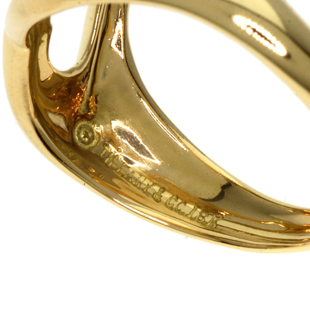 TIFFANY&Co. Ring 18K Yellow Gold gold Open heart Women Used Authentic