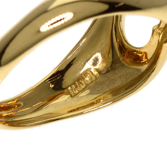 TIFFANY&Co. Ring 18K Yellow Gold gold Open heart Women Used Authentic