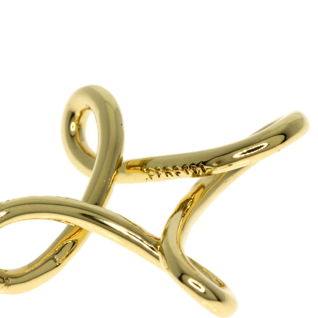 TIFFANY&Co. Pendant top 18K Yellow Gold gold Infinity cross Women Used Authentic