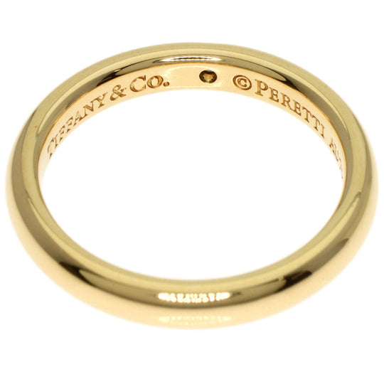 TIFFANY&Co. Ring 18K Yellow Gold gold Classic Band 1P Diamond Women Used Authentic