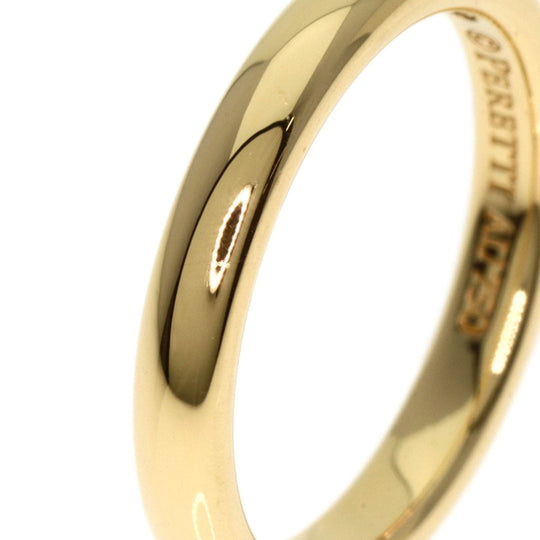 TIFFANY&Co. Ring 18K Yellow Gold gold Classic Band 1P Diamond Women Used Authentic