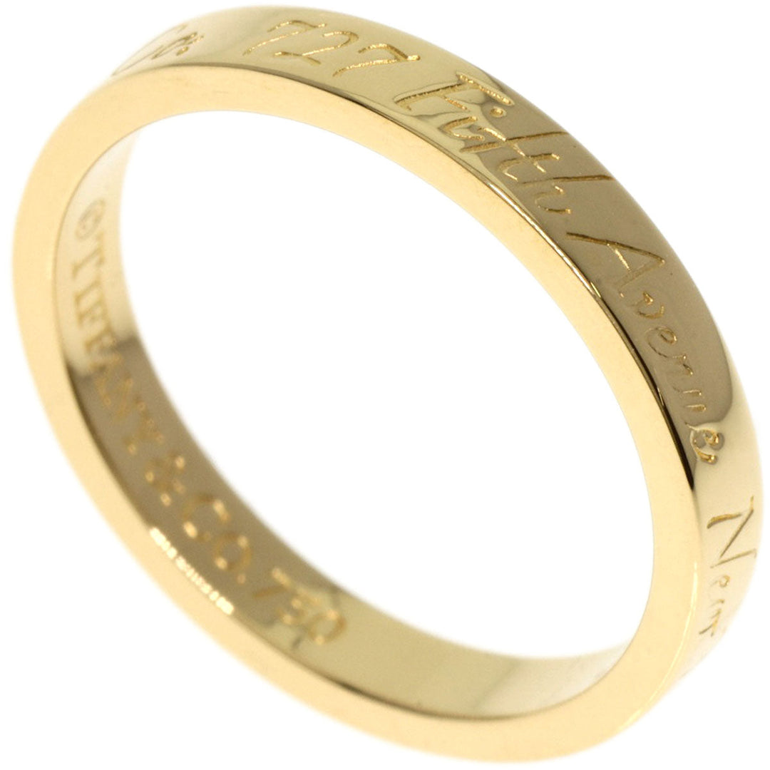 TIFFANY&Co. Ring 18K Yellow Gold gold Notes narrow