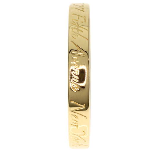 TIFFANY&Co. Ring 18K Yellow Gold gold Notes narrow