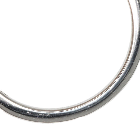 CARTIER Ring PT950 Silver Solitaire Diamond #46