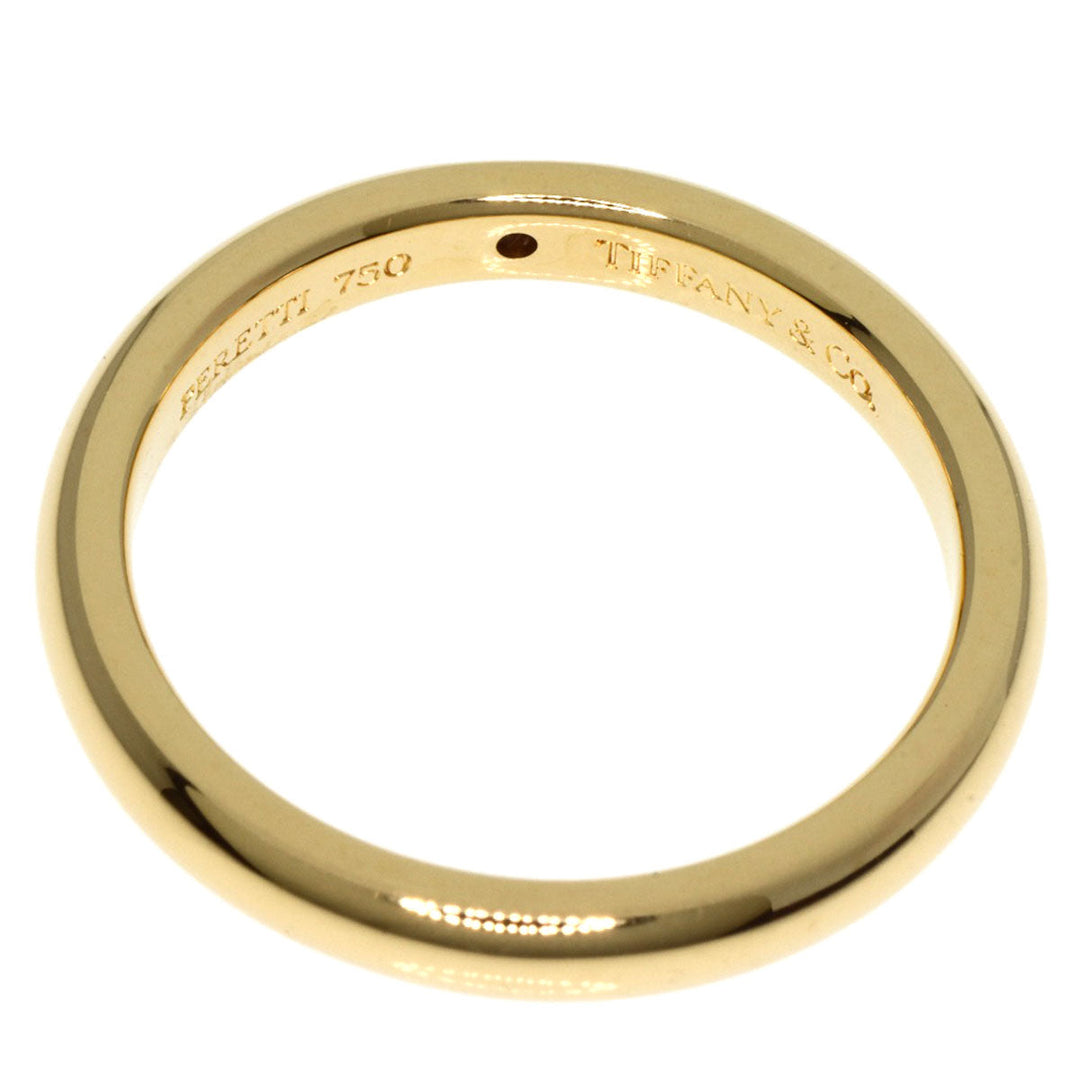 TIFFANY&Co. Ring 18K Yellow Gold gold Classic Band 1P Diamond Women Used Authentic