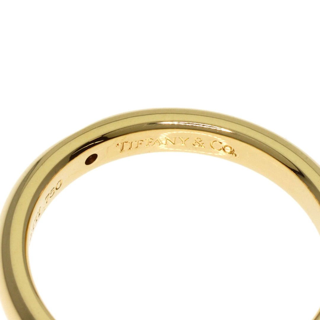 TIFFANY&Co. Ring 18K Yellow Gold gold Classic Band 1P Diamond Women Used Authentic