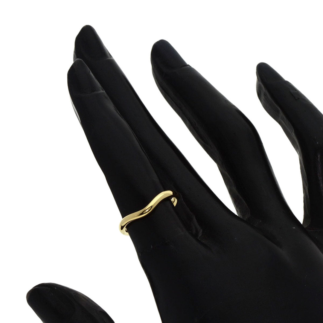 TIFFANY&Co. Ring 18K Yellow Gold gold Curved band Women Used Authentic