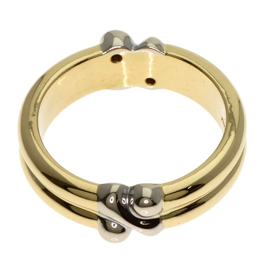 TIFFANY&Co. Ring 18K Yellow Gold gold Signature 2P Diamond