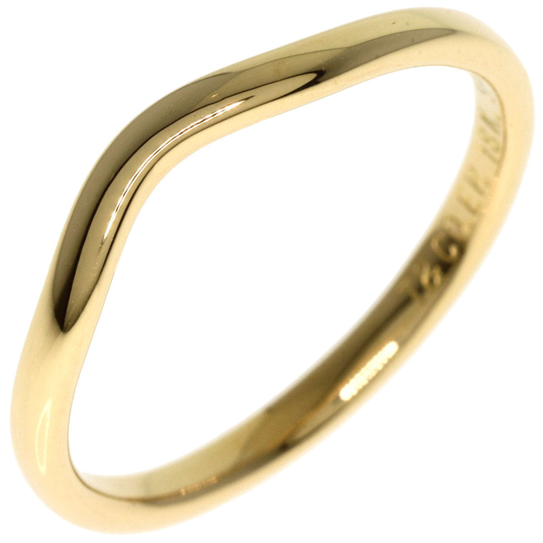 TIFFANY&Co. Ring 18K Yellow Gold gold Curved bundling Women Used Authentic
