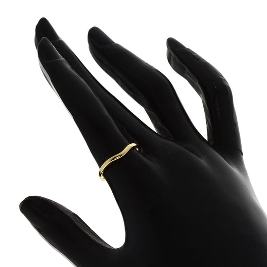 TIFFANY&Co. Ring 18K Yellow Gold gold Curved bundling Women Used Authentic