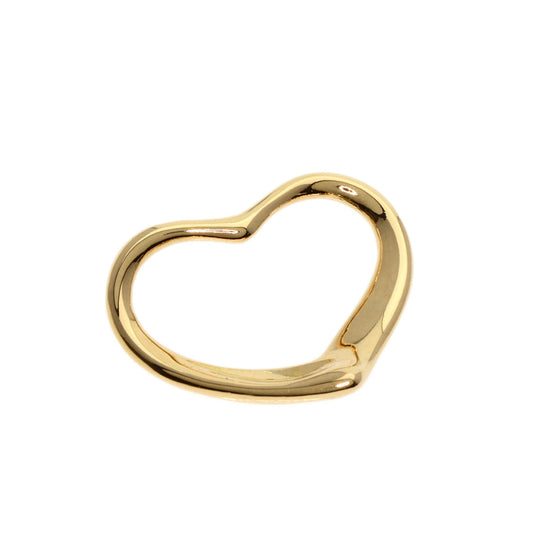 TIFFANY&Co. Pendant top 18K Yellow Gold gold Open heart Women Used Authentic