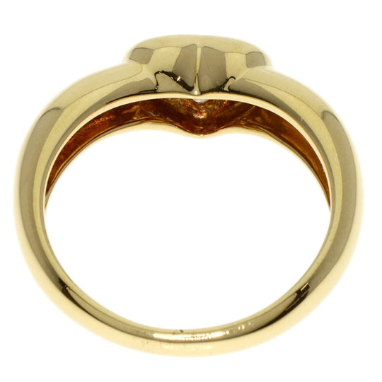 TIFFANY&Co. Ring 18K Yellow Gold gold Heart pave diamond Women Used Authentic