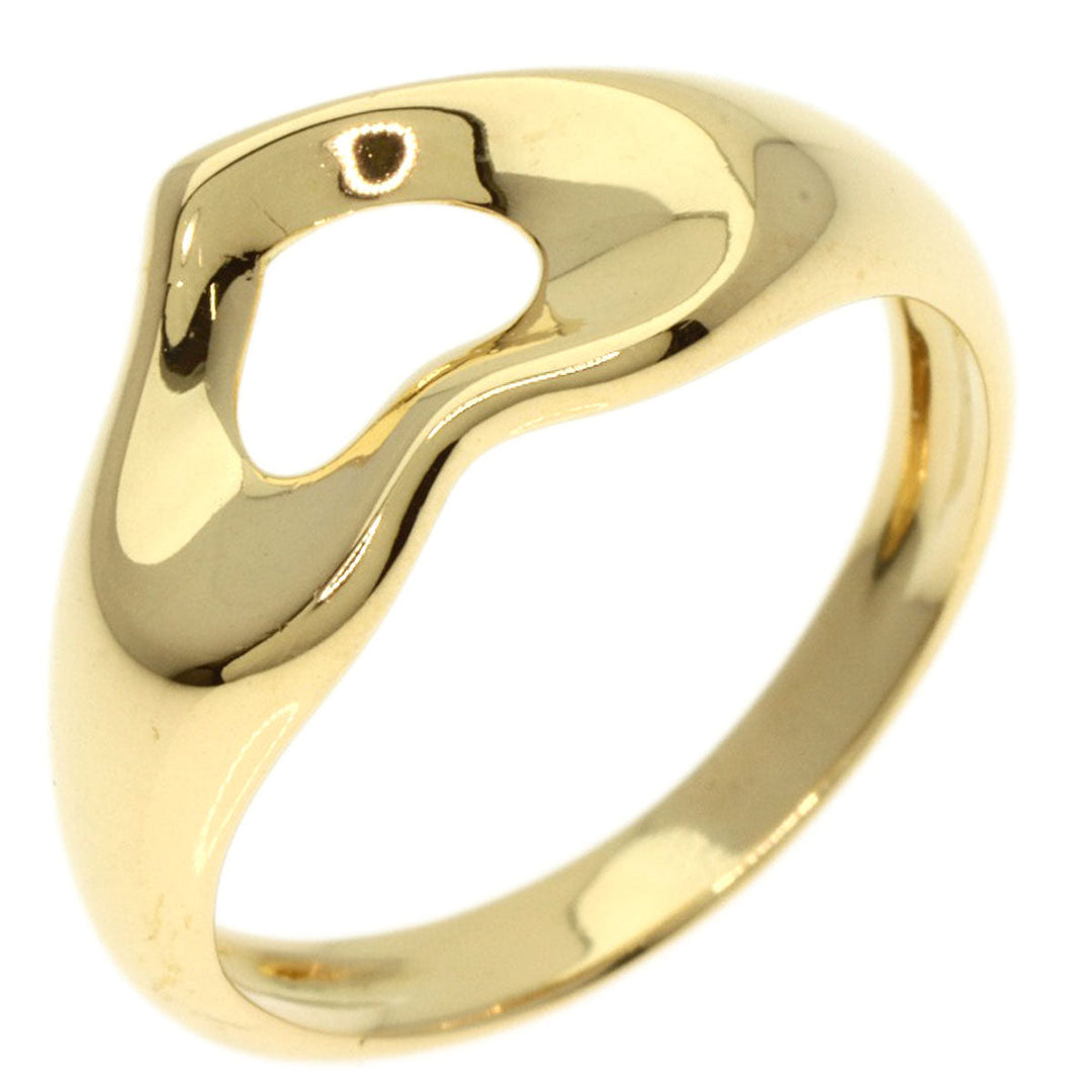 TIFFANY&Co. Ring 18K Yellow Gold gold Open heart Women Used Authentic