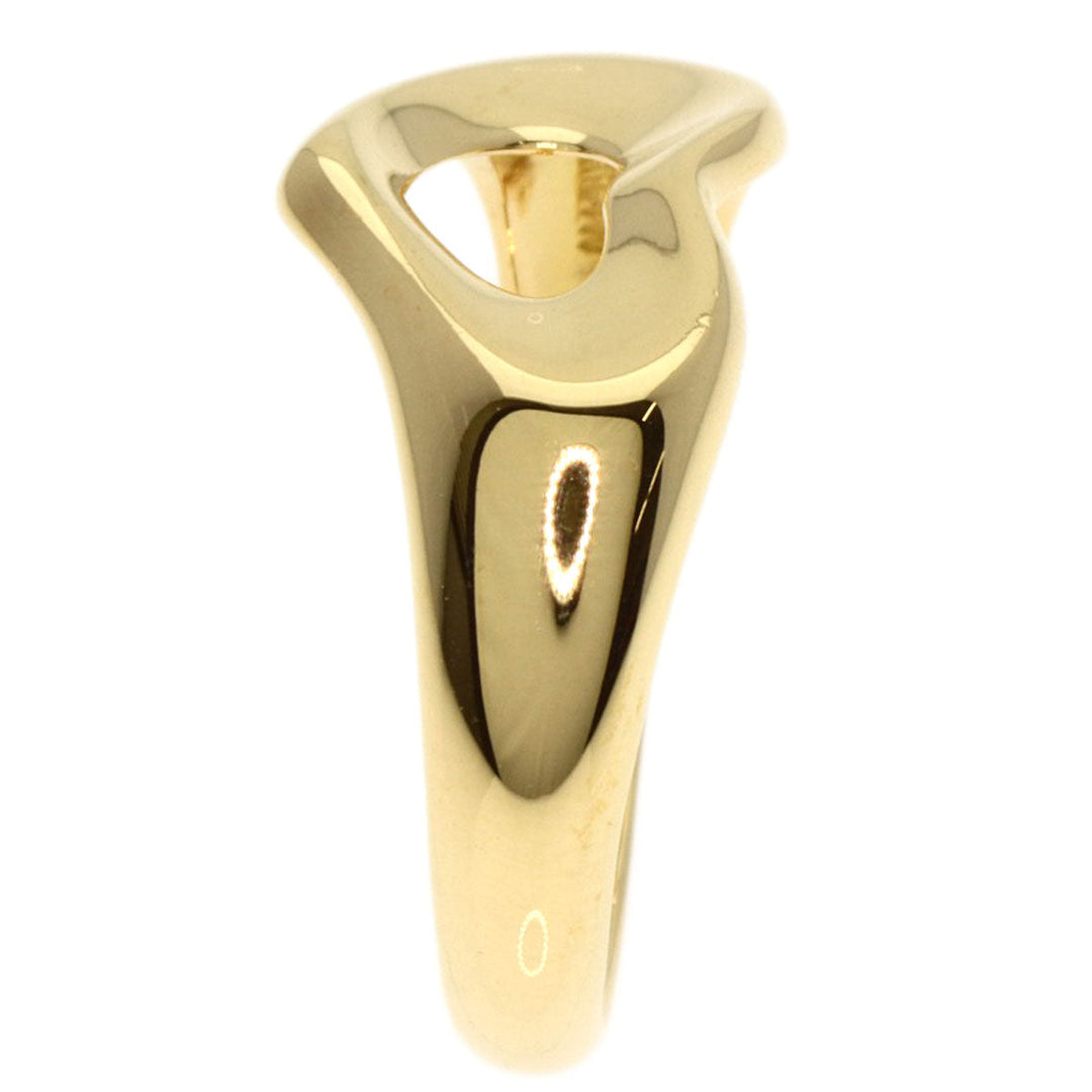 TIFFANY&Co. Ring 18K Yellow Gold gold Open heart Women Used Authentic