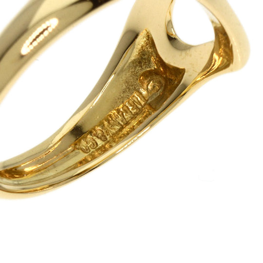 TIFFANY&Co. Ring 18K Yellow Gold gold Open heart Women Used Authentic