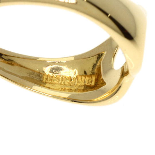 TIFFANY&Co. Ring 18K Yellow Gold gold Open heart Women Used Authentic