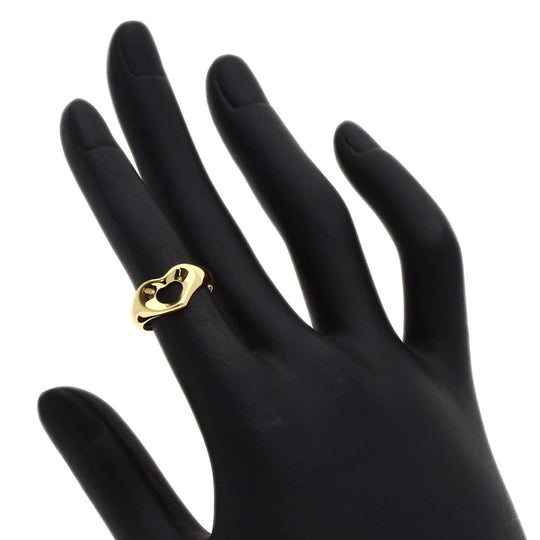 TIFFANY&Co. Ring 18K Yellow Gold gold Open heart Women Used Authentic