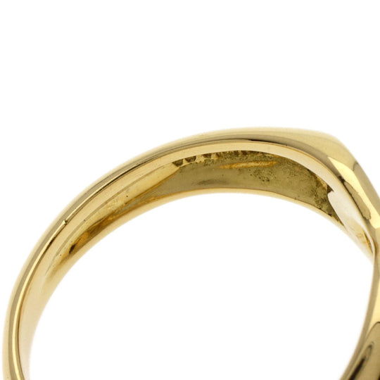 TIFFANY&Co. Ring 18K Yellow Gold gold Open heart Women Used Authentic