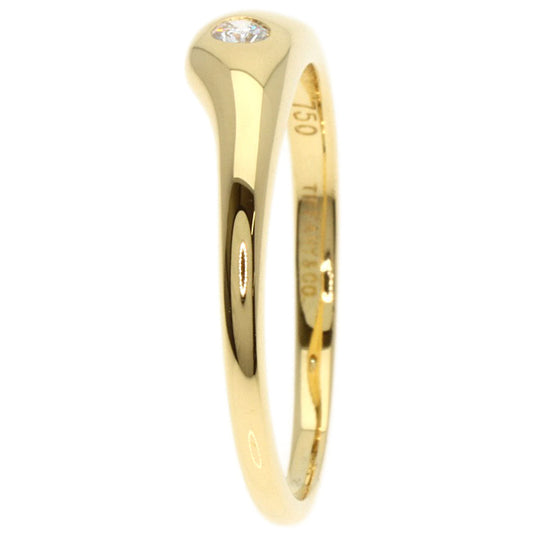 TIFFANY&Co. Ring 18K Yellow Gold gold Curved band 1P diamond